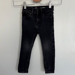 Baby GAP Denim Toddler Size 3 Black Skinny Jeans
